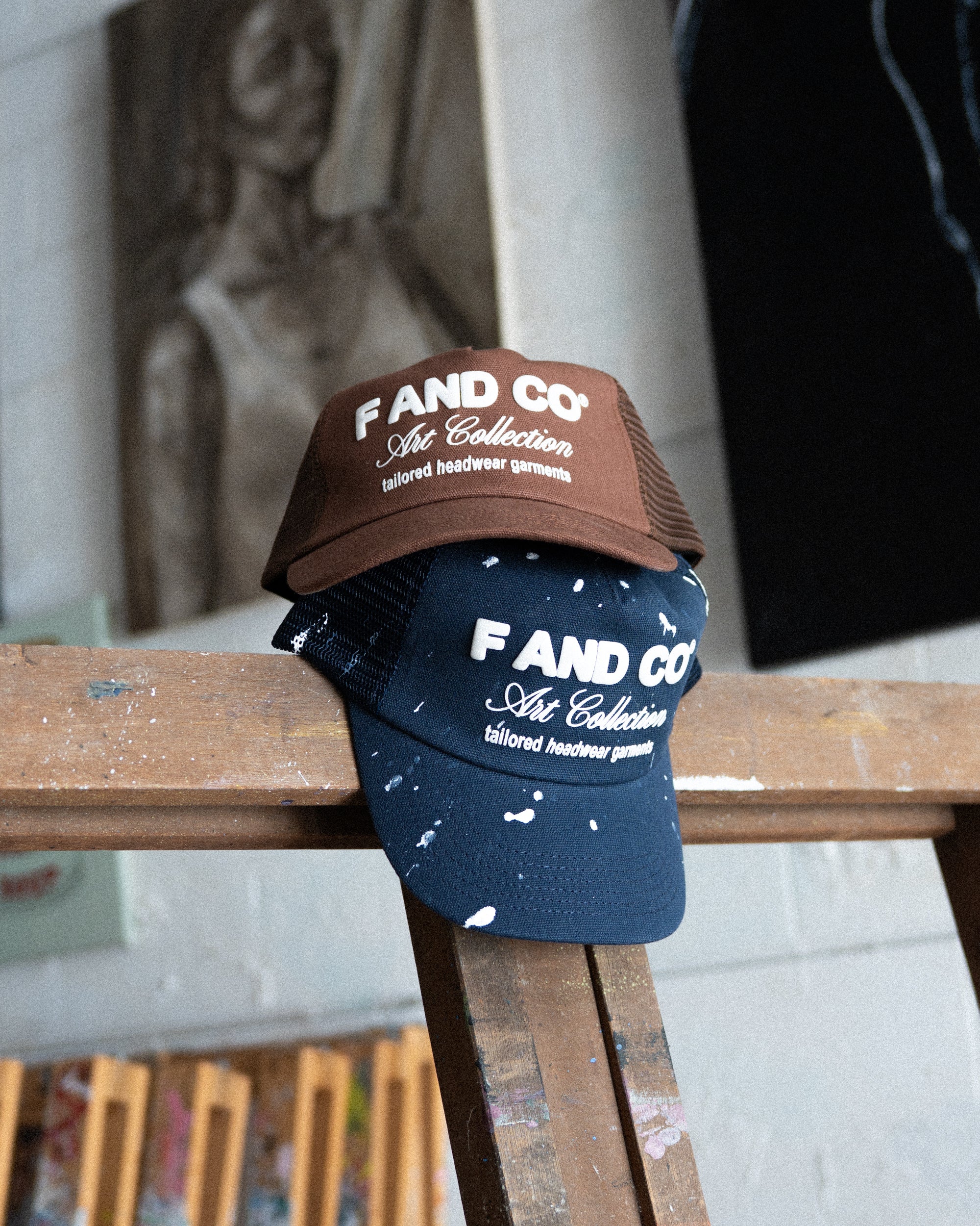 Artist Cap - Ball Trucker - Brown - Image 9