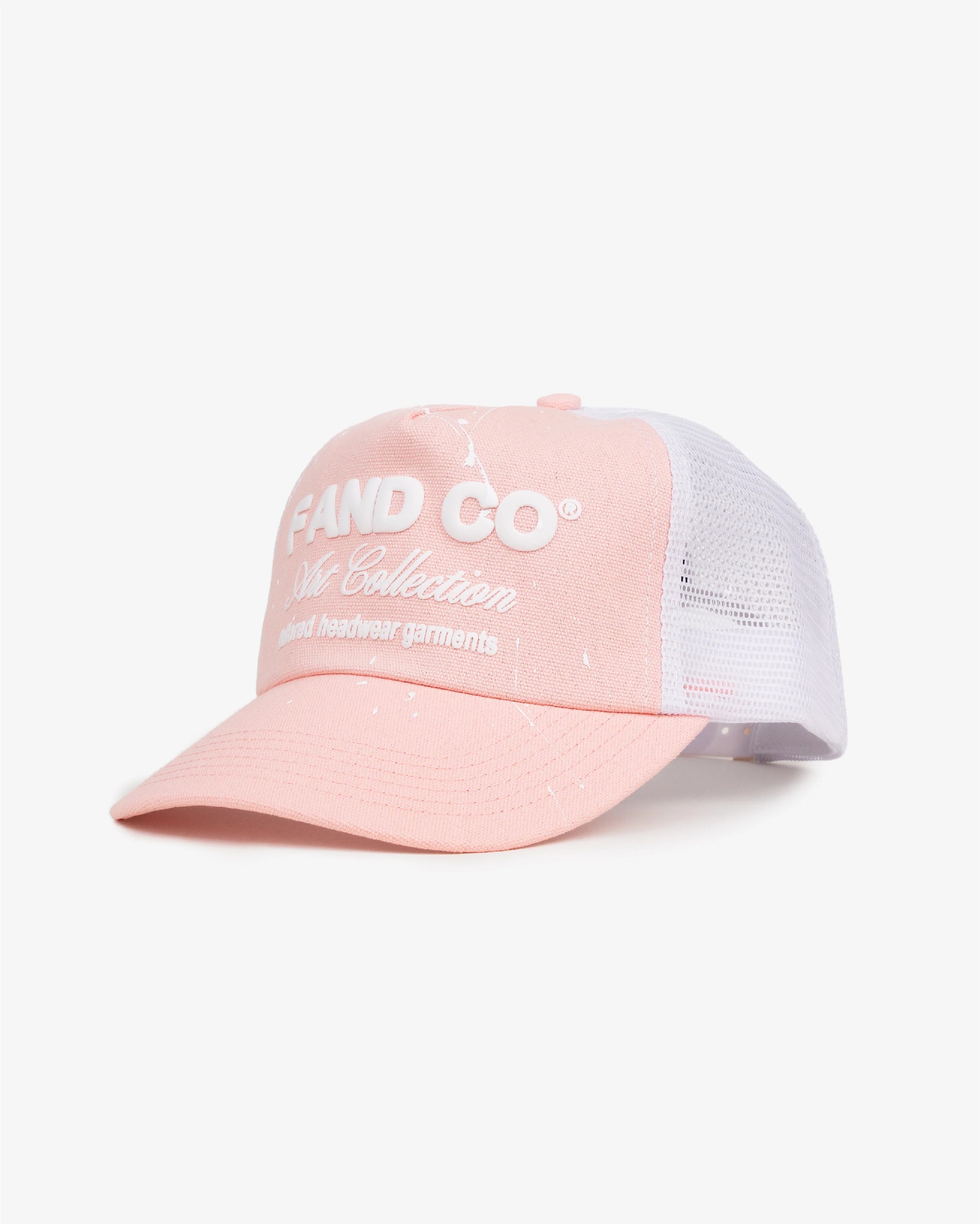 Artist Cap - Ball Trucker - Pink/White - Image 4