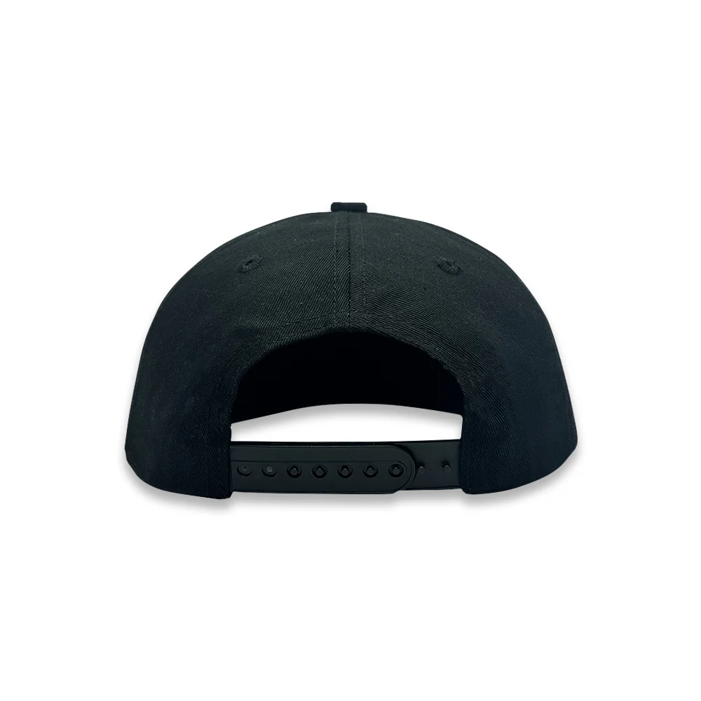 Logo Cap - 5 Panel - Black - Image 3
