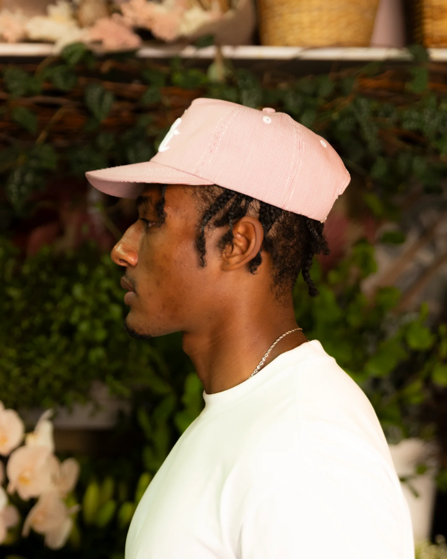 F❤C Cap - 5 Panel - Blue Pinstripe - Image 5
