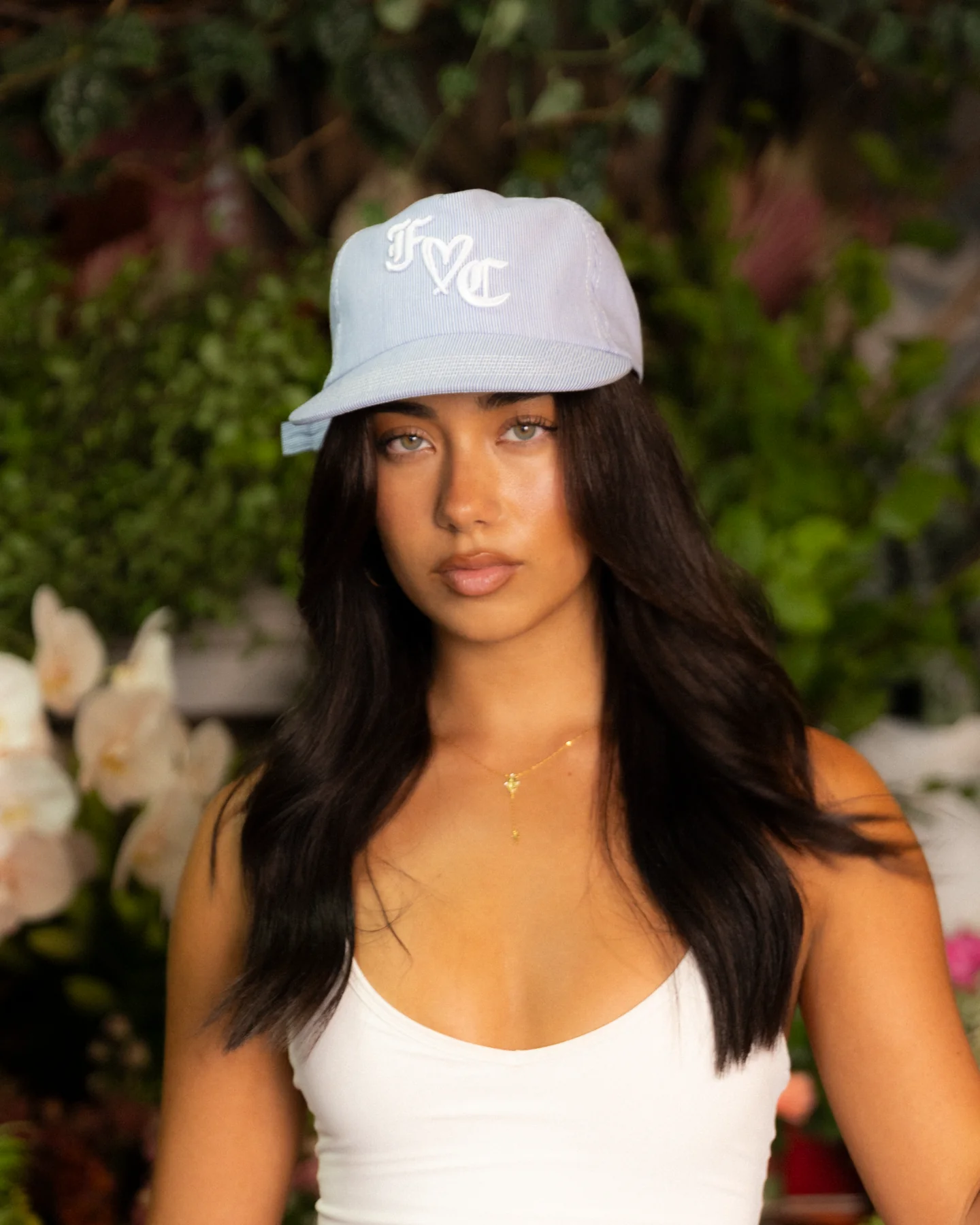 F❤C Cap - 5 Panel - Blue Pinstripe - Image 7