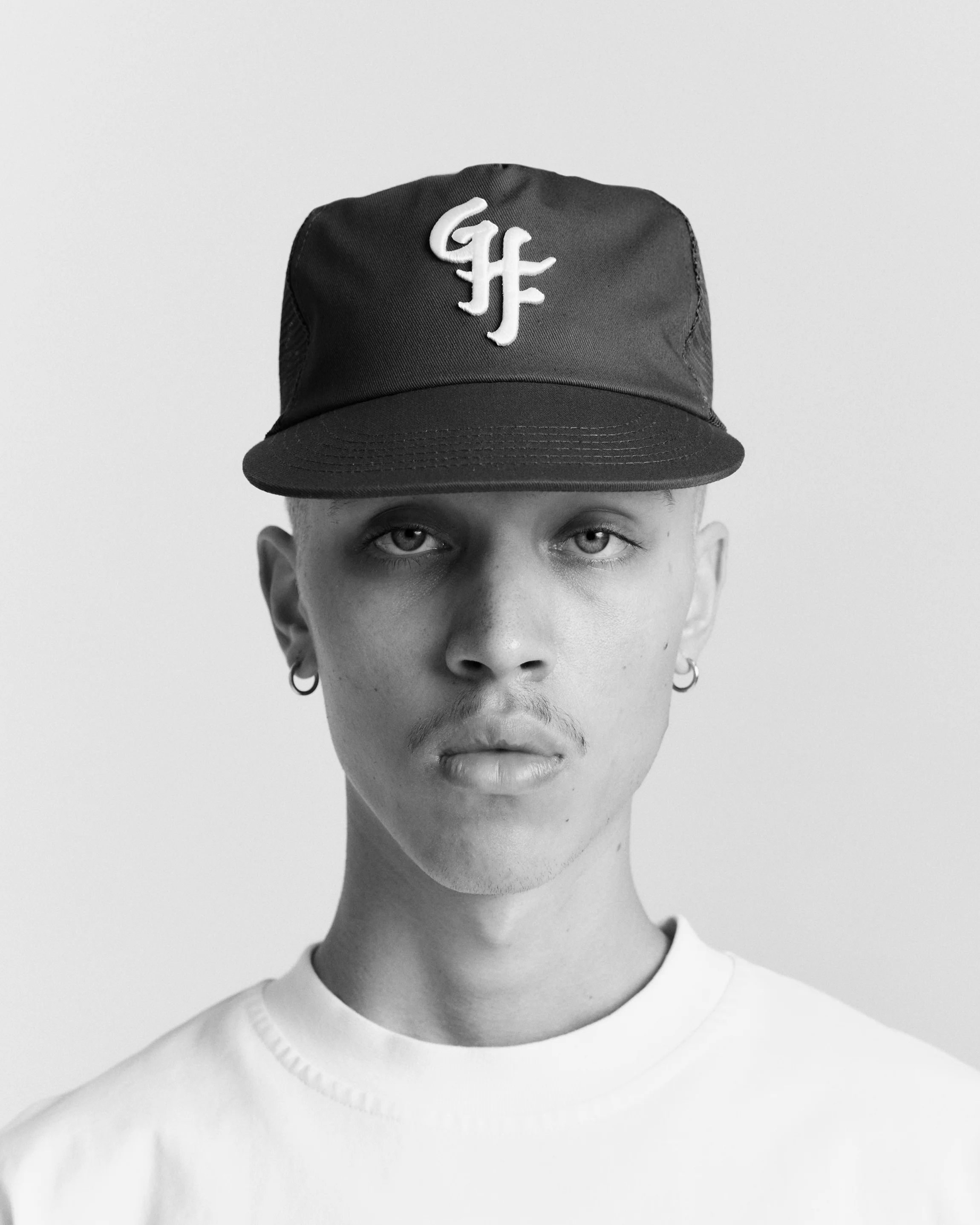 Glass Half Full Trucker Cap - 5 Panel - White - Image 4