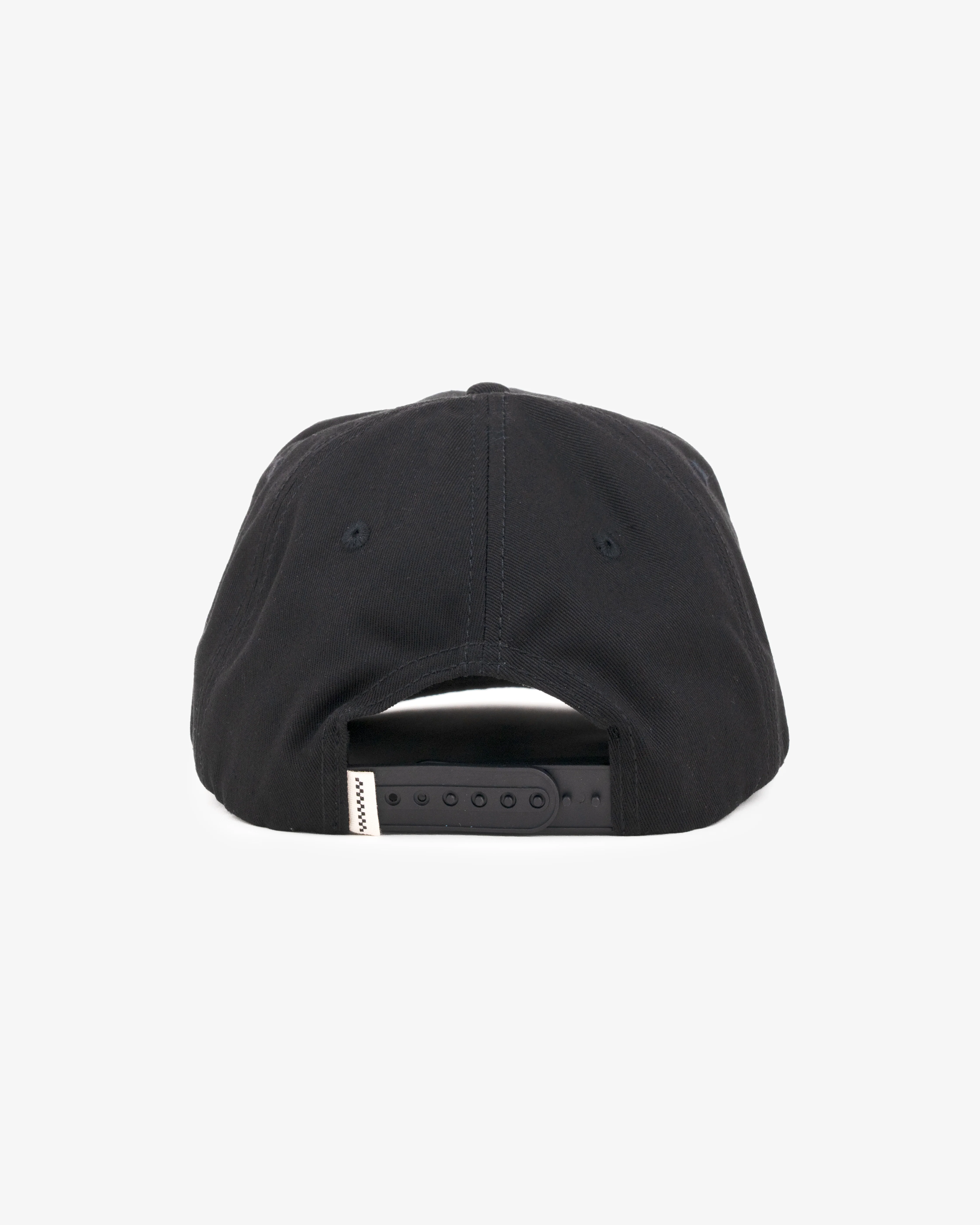 Heart Script Cap - 5 Panel - Black - Image 3