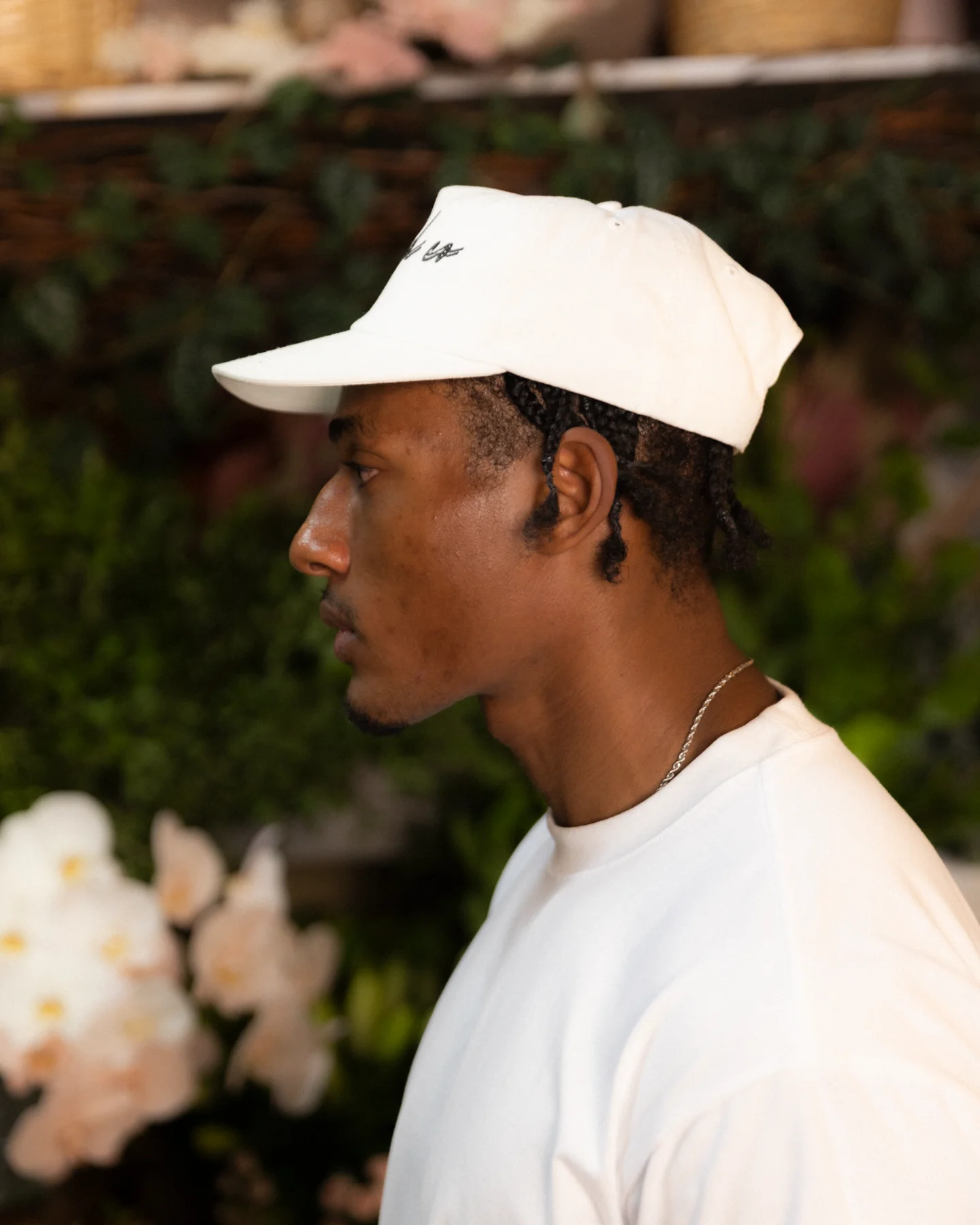 Heart Script Cap - 5 Panel - Salmon Pink - Image 8