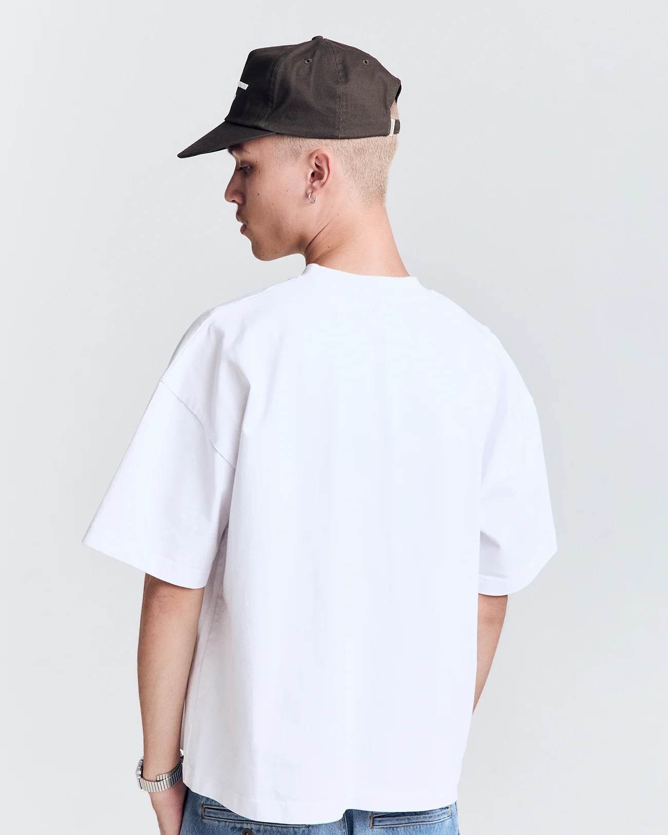 Innovation Cap - Wide Brim 5 Panel - Off Black - Image 7