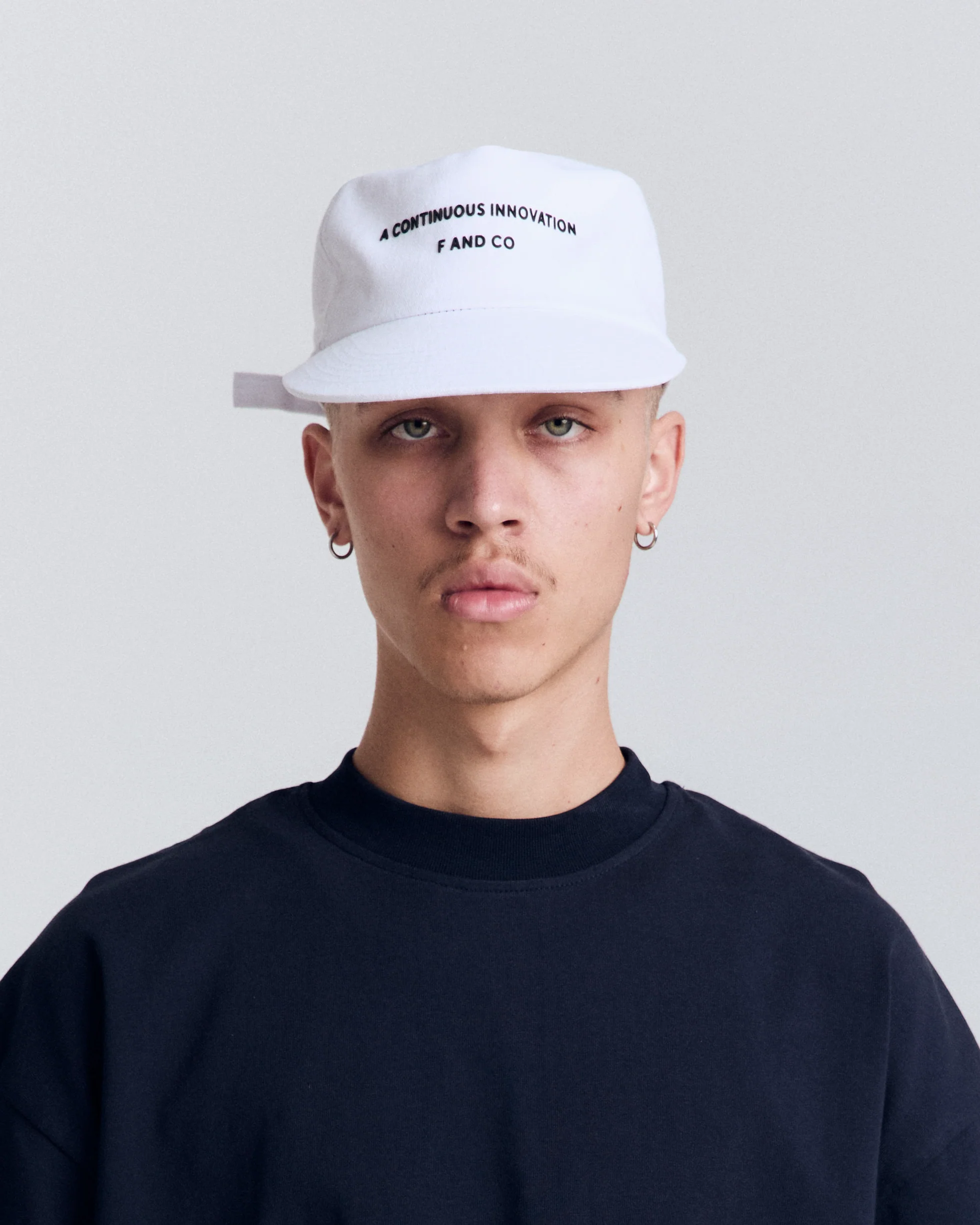 Innovation Cap - Wide Brim 5 Panel - Off White - Image 4