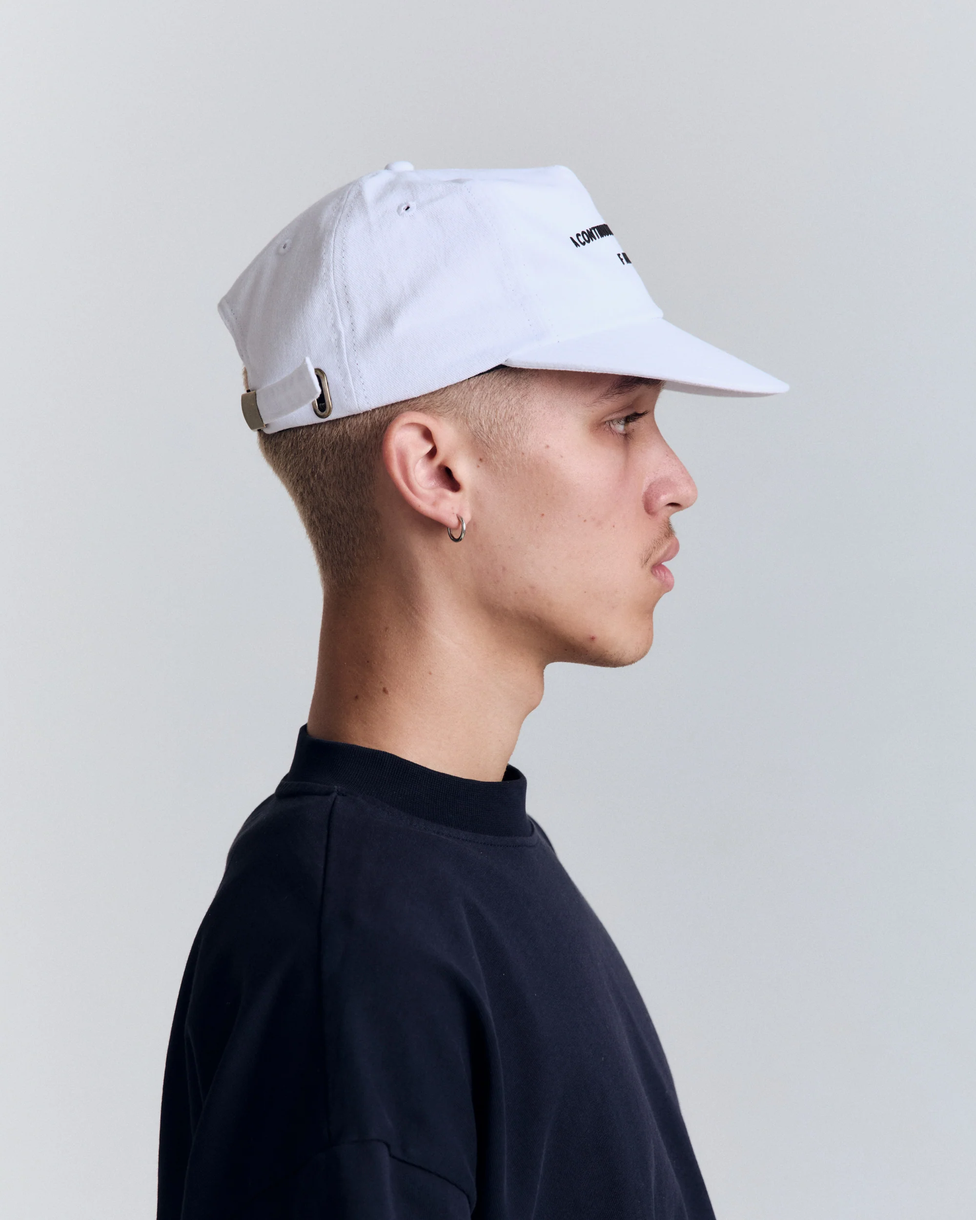 Innovation Cap - Wide Brim 5 Panel - Off White - Image 6
