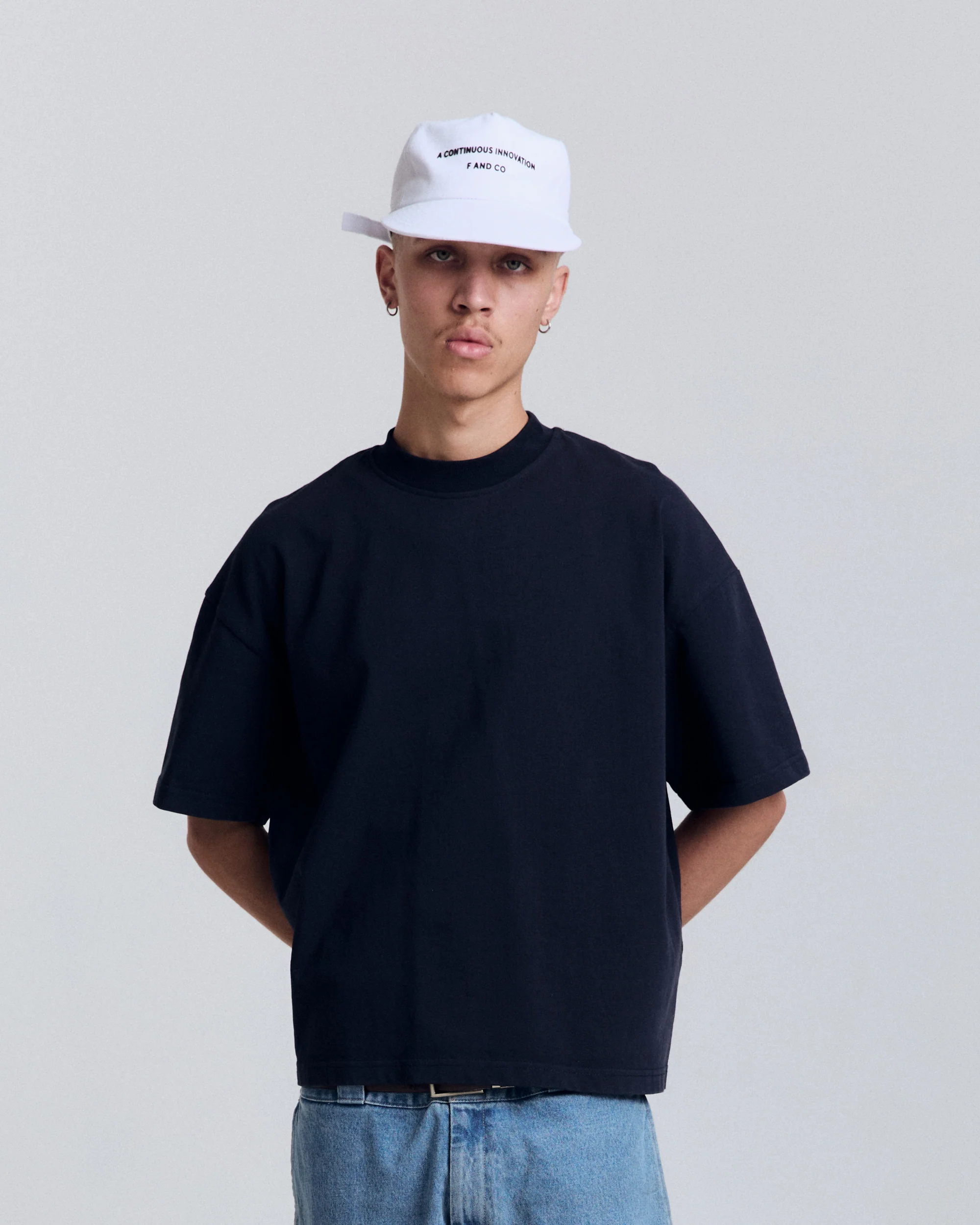 Innovation Cap - Wide Brim 5 Panel - Off White - Image 7
