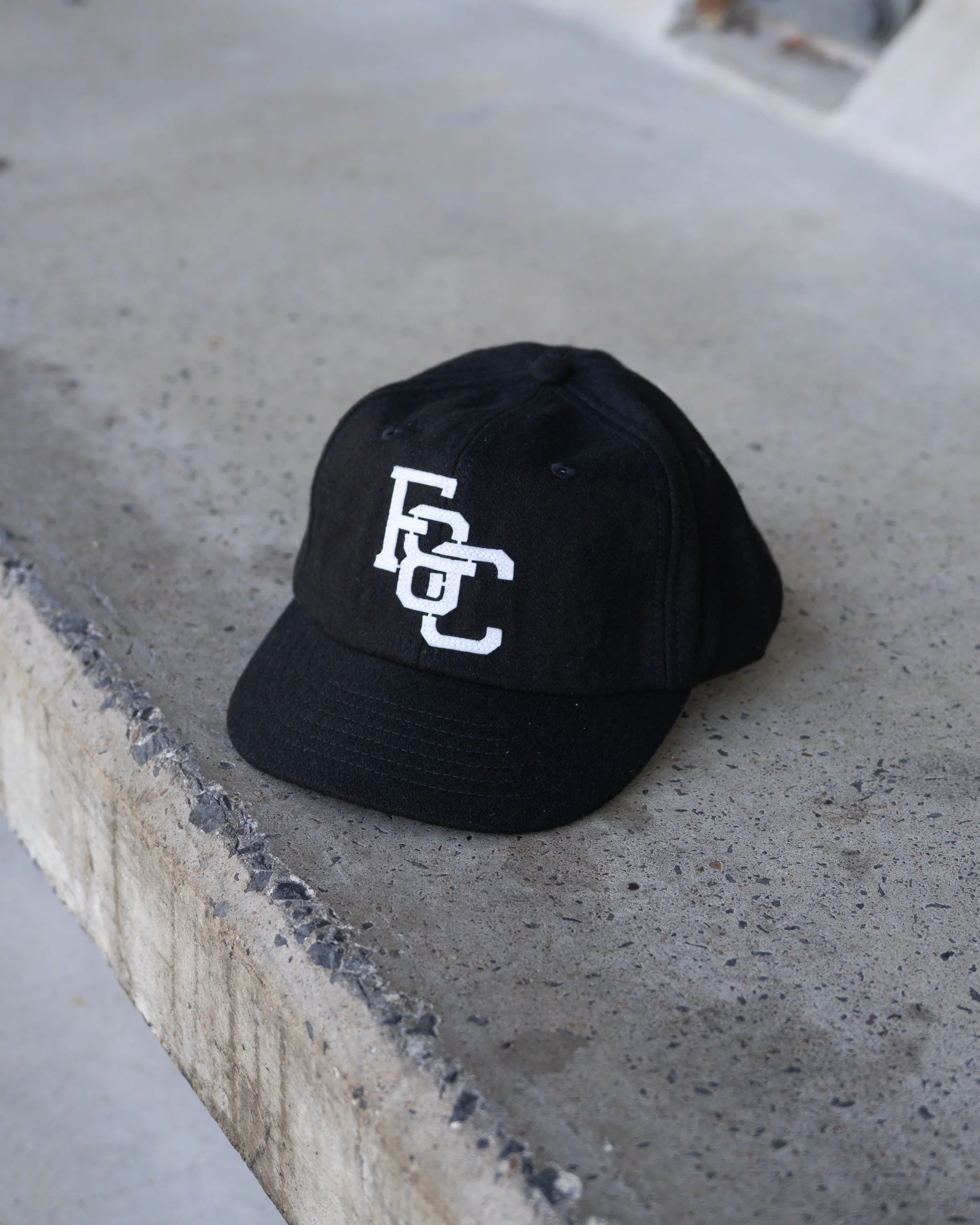 Monogram Ball Cap - Short Brim 6 Panel - Black - Image 8