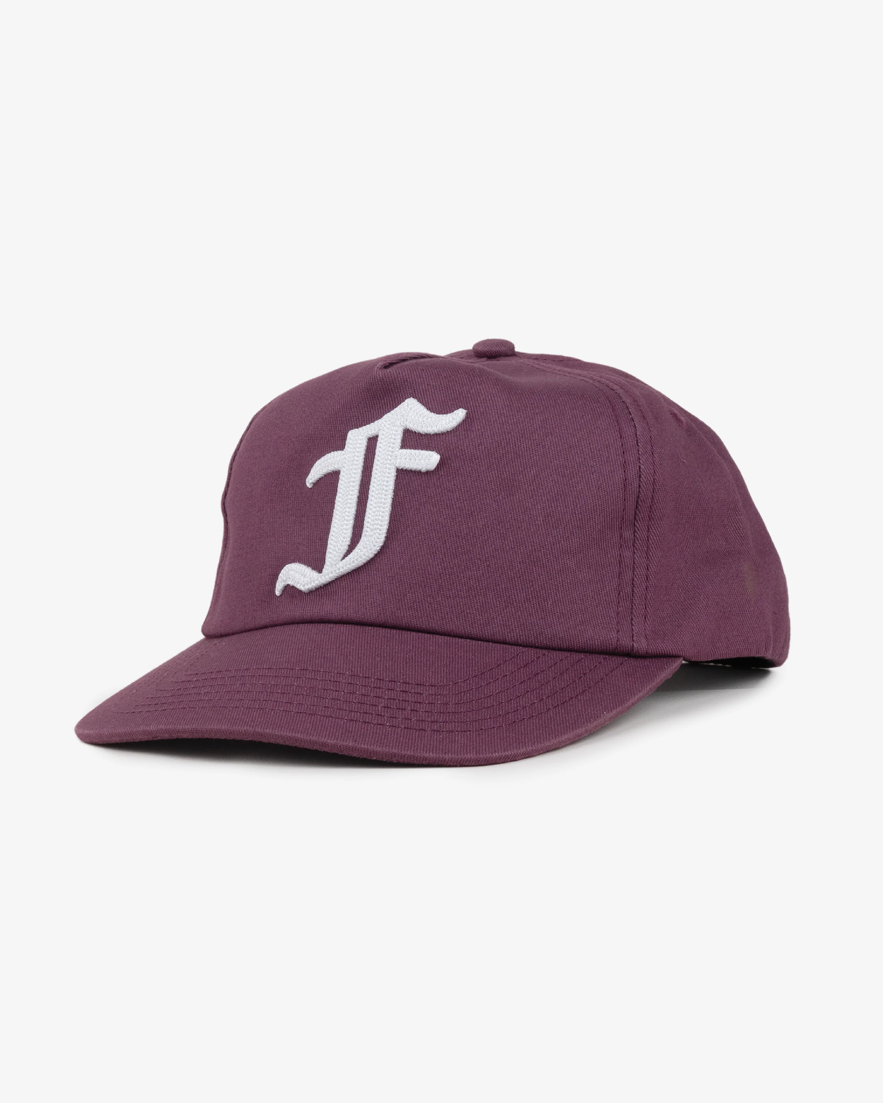 OE F Cap - 5 Panel - Washed Plum - Image 3