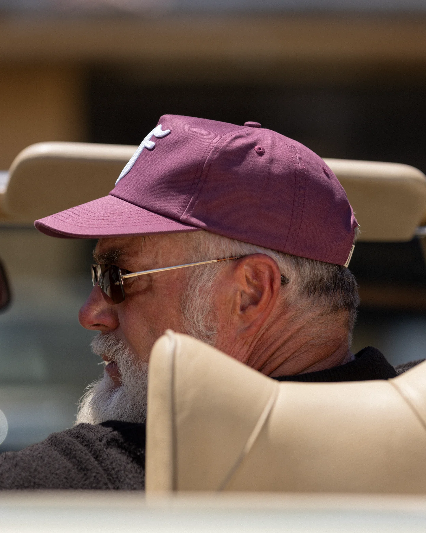 OE F Cap - 5 Panel - Washed Plum - Image 6