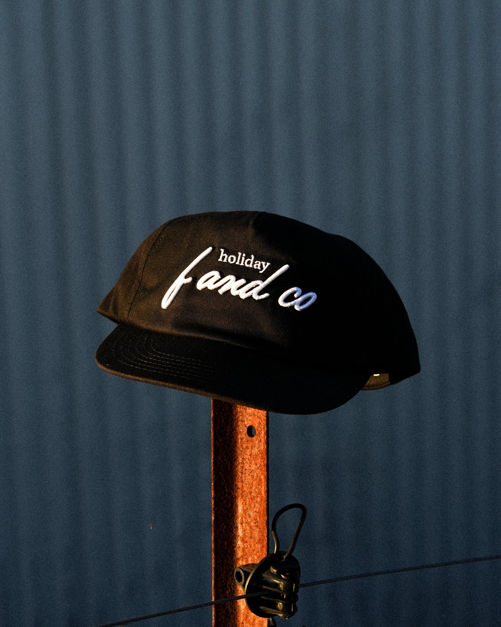Holiday Cap - 5 Panel - Black - Image 7