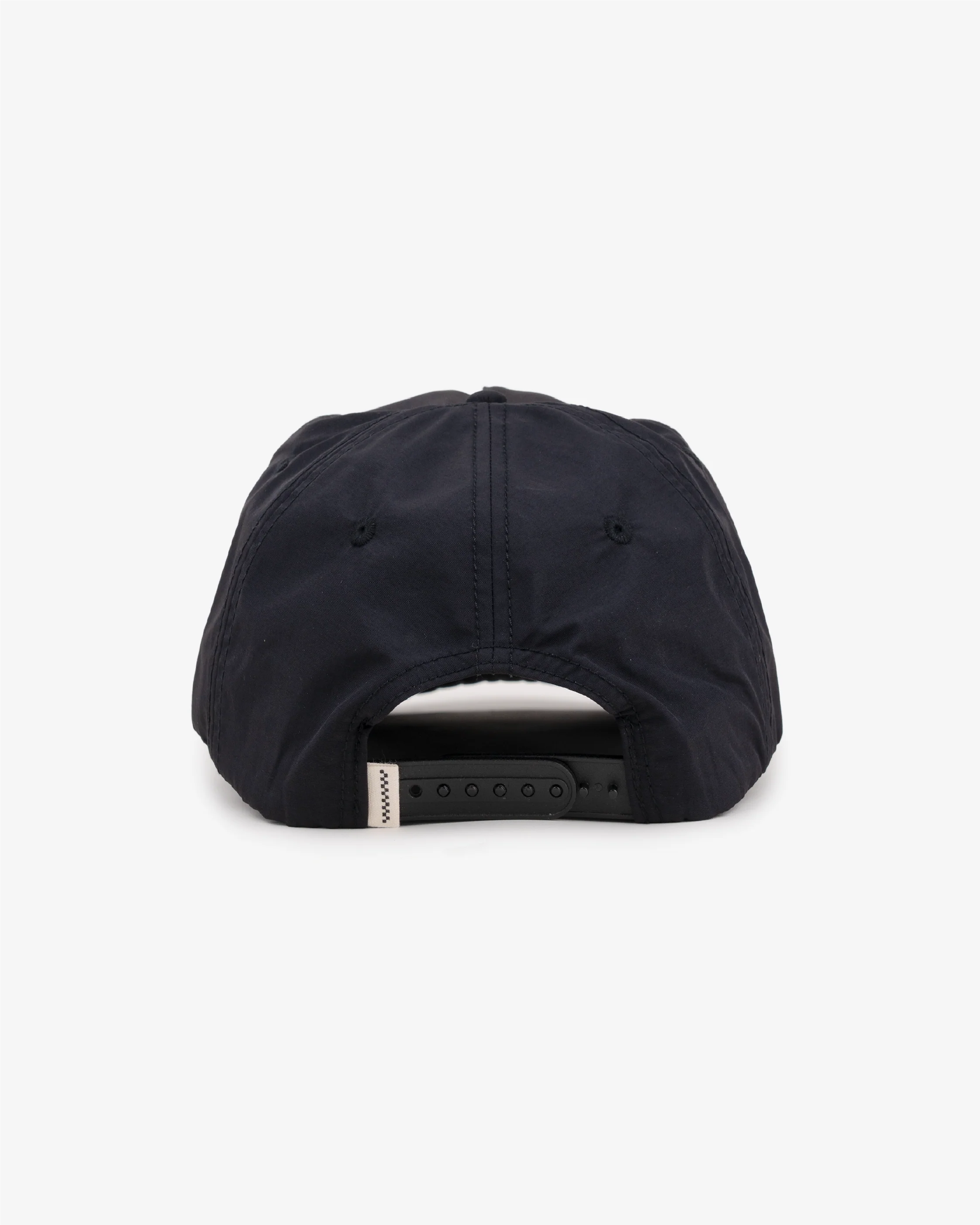 Summer Nylon Cap - 5 Panel - Black - Image 2