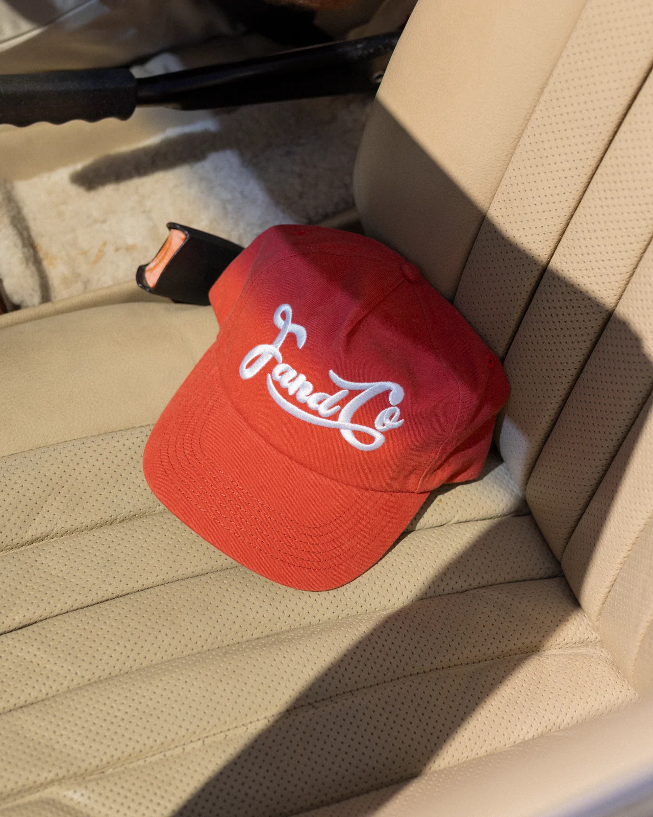 Vintage Script Cap - Ball Trucker - Washed Red - Image 6
